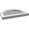 Ekena Millwork Octagonal Top Surface Mount PVC Gable Vent w/ 2"W x 2"P Brickmould Sill Frame, 22"W x 18"H GVPOT22X1803SF - alternate 5